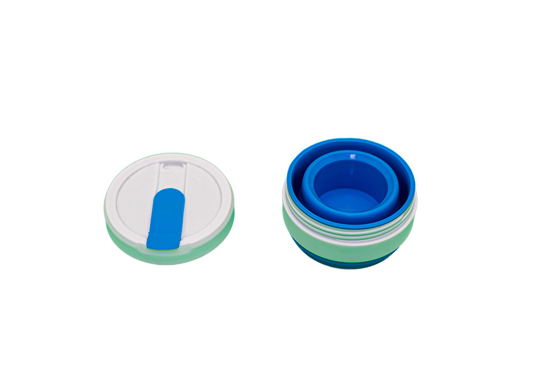 vaso plegable azul4