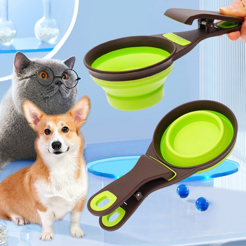 Collapsible Pet Scoop Silicone Measuring Cups5